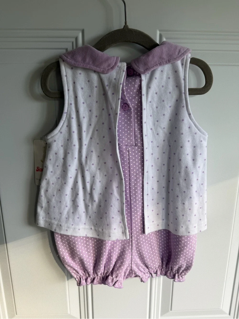 NWT Vintage Snugabye Baby Romper size 18m